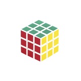 3X3 3.5cm Magic Cube  NO.581-3.5A