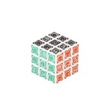 3X3 3cm Emoji Magic Cube  NO.581-3.0