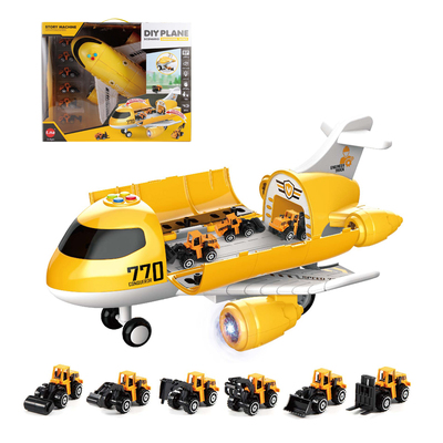 Airplane Carrier with die cast cars NO.SKD1157