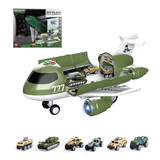 Airplane Carrier with die cast cars NO.SKD1158