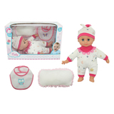 11 Inch Stuffed Body Doll With Bid n' pillow No.G12305-1