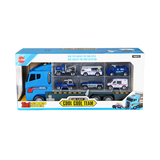 Die cast container truck (Frie-figting play-set) NO.SKD1086B