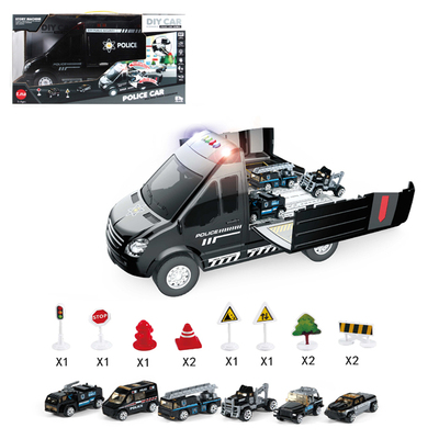 Big collection Van with alloy cars NO.SKD1172