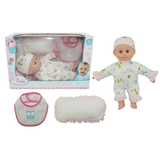 11 Inch Stuffed Body Doll With Bid n' pillow No.G12305-3