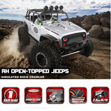 1/10 SCALE ELECTRIC 4WD 2.4GHZ RC OFF-ROAD BRUSHED ROCK CRAWLER TRAIL RIGS TRUCK 1073