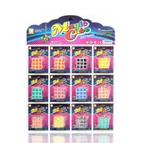 3X3 3.5cm 12PCS blister card with keychain NO.581-3.5