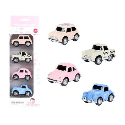 4PCS Die cast Pull-back Classical Car Item NO SKD1152