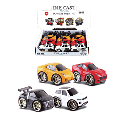 12PCS Die cast cute Pull-back car Item NO SKDQ18