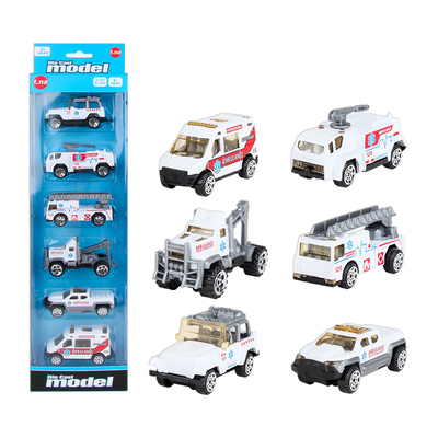 Die cast Free-Wheel Ambulance Truck Item NO SKD1073O