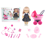 14 Doll With Stroller can drink and pee  With 4 soundsNo.G12303-A