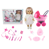 14 Doll With Stroller can drink and pee  With 4 soundsNo.G12303-E
